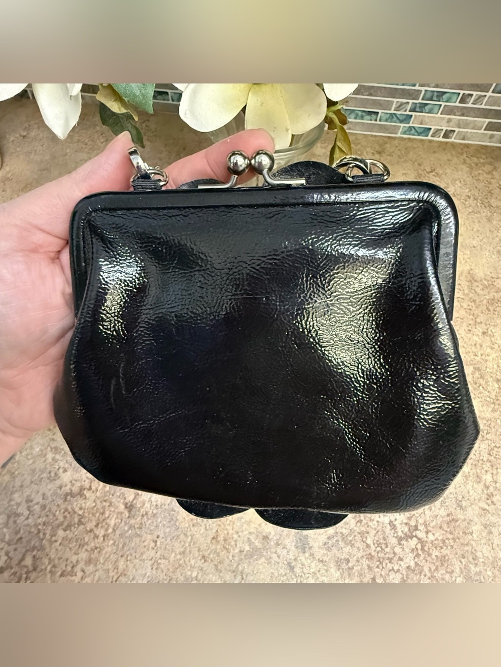 Brighton Rosalie Kisslock floral purse - Picture 7 of 9